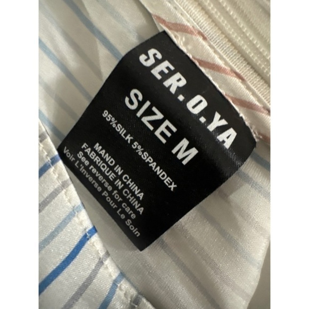 NWT‎ SER.O.YA Silk Blend Open Back Satin Camisole Top M - Picture 11 of 13